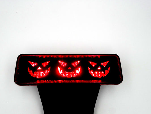 Scary pumpkin 3rd stop light cover / fits 07-2017 Jk jeeps