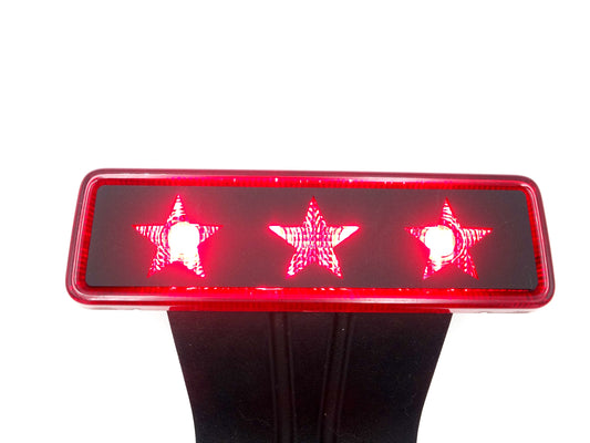Three star design 3rd stop light cover/ fits 07-2017 jeep JK