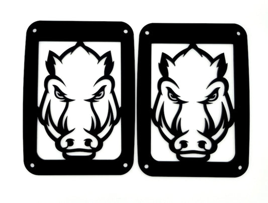 Razorbacks tail light covers / fits 07-18 Jeep Wrangler / JK